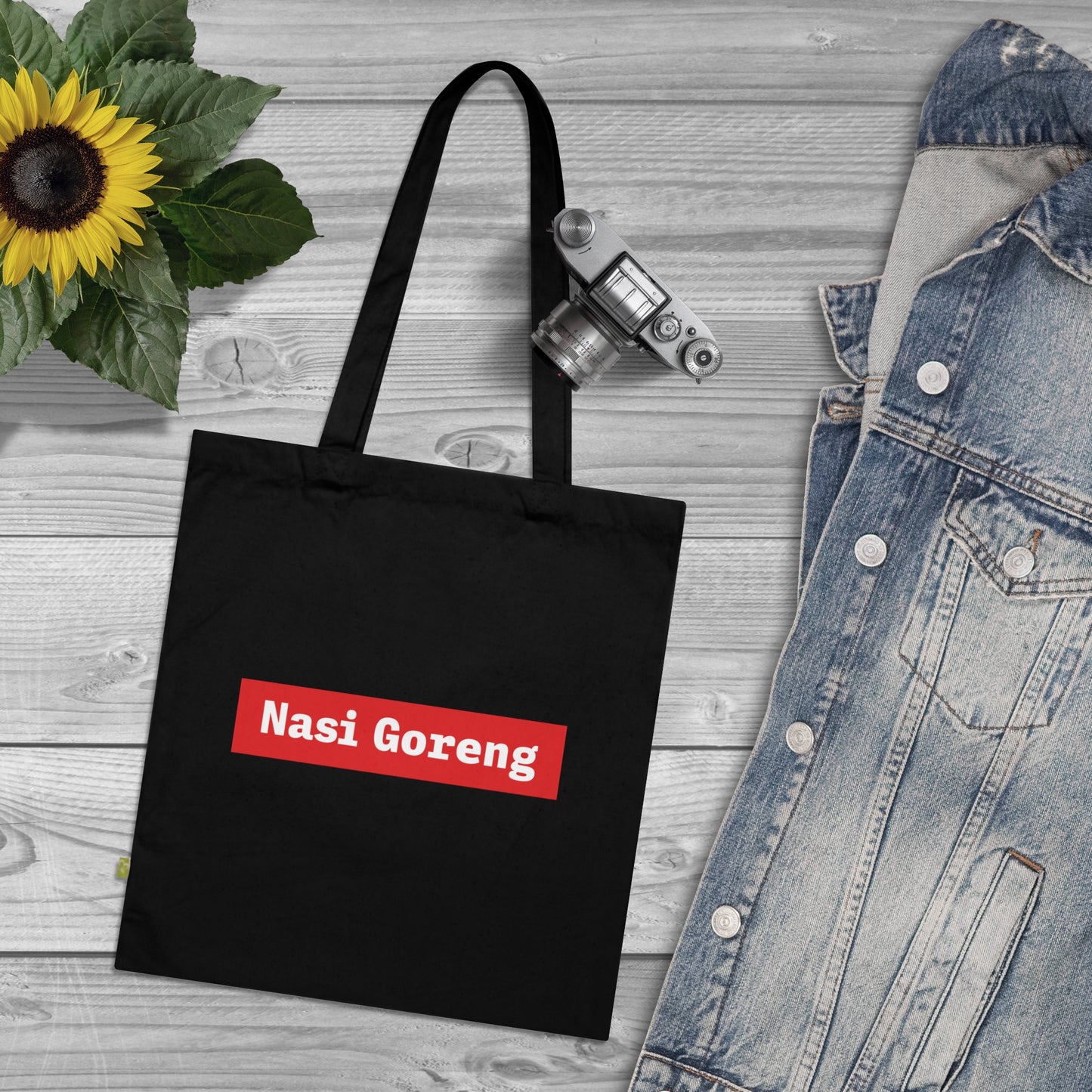 Foodie Organic Tote Bag - Nasi Goreng Lovers Gift